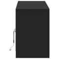 Pikkukuva 8 / 11: vidaXL TV-taso musta LED-valoilla 139,5x34x50 cm tekninen puu