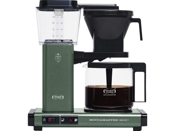 Moccamaster 53991, Kombi-kaffemaskin, 1,25 l, 1520 W, Grønn