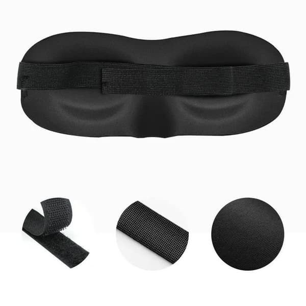 2-Pak - Sove Maske / Øyemaske / Blindfold for Reise