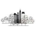 Miniatyrbilde 1 av 3: Veggpryd DKD Home Decor Svart Gyllen Loft 105 x 6 x 56 cm