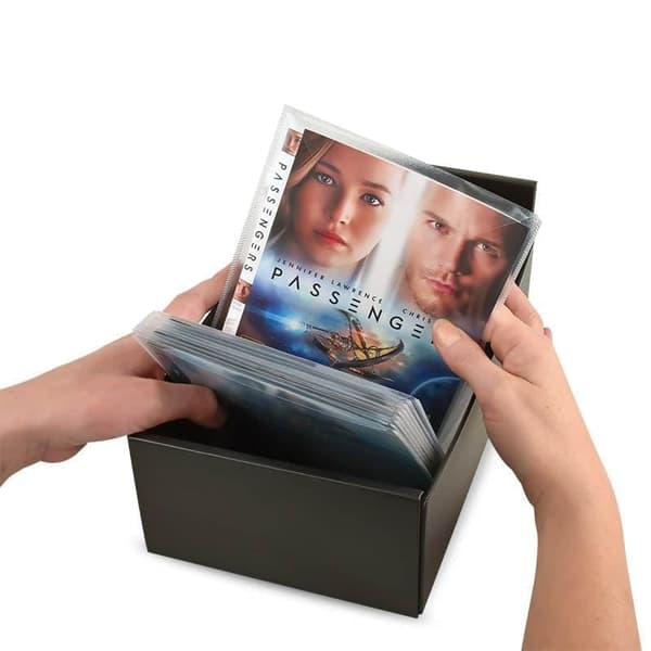 Blu-Ray lommer til Blu-Ray opbevaring - plads til cover - 50 stk.