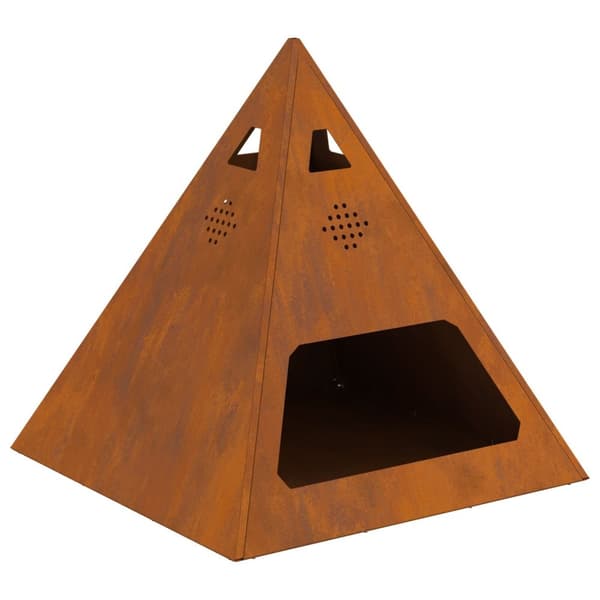vidaXL Peiskule 50x50x51 cm Værbestandig Stål