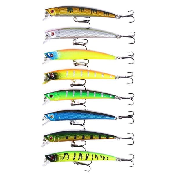 43-pack kalastusvaapu, Minnow sekoitettu
