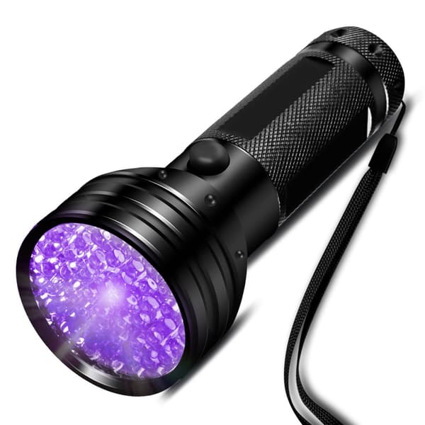 INF UV-ficklampa med 51 LED-pärlor 395 nm vattentätt