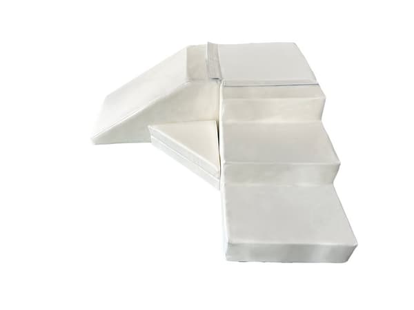 Skumrutschbana - 40 cm hög - vit