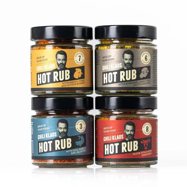 Chili Klaus - Hot Rub 4-pack