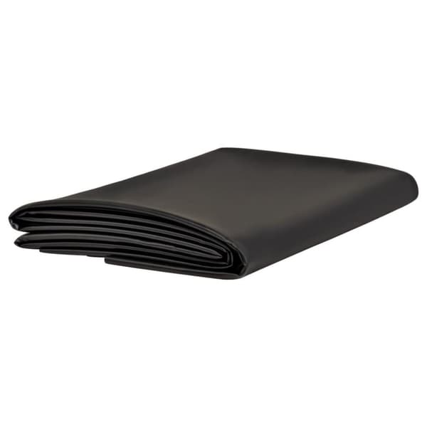 vidaXL Dammduk svart 5x6 m PVC 0,5 mm