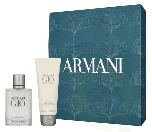 Armani Aqua Di Gio Giftset 125 ml Edt Spray 50 ml/Body Shampoo 75 ml