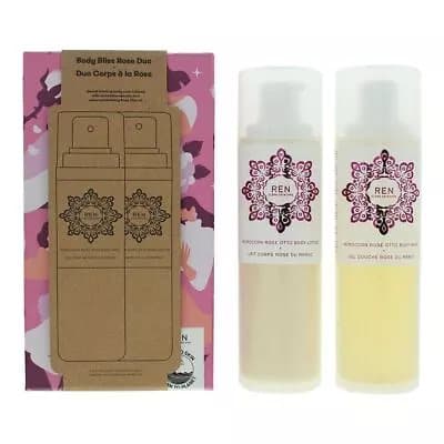 Ren Clean Skincare Body Wash 100ml + Body Lotion 100ml Gift Set