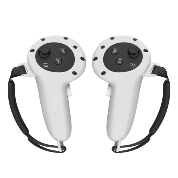 Controller Grips Protector kompatibel med Oculus Meta Quest 3 Hvit