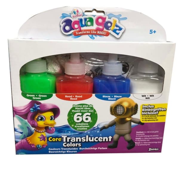 Aqua Gelz Translucent Colors Refill Sæt 8 stk