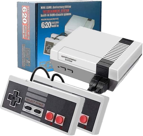 Klassisk Retro Spelkonsol med 620 Inbyggda Spel och AV-utgång Klassisk Retro Spelkonsol med 620 Inbyggda Spel och AV-utgång