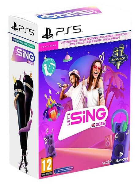 Let's Sing 2025 (Double Mic Bundle) (PS5)