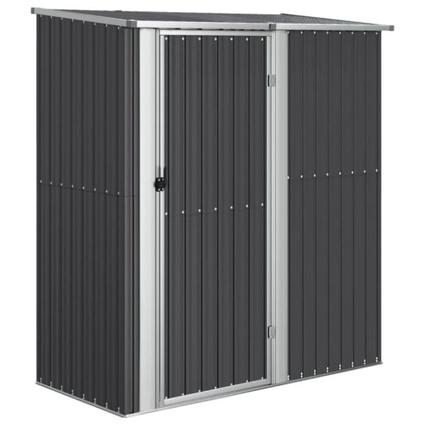 vidaXL haveskur 180,5x97x209,5 galvaniseret stål antracitgrå