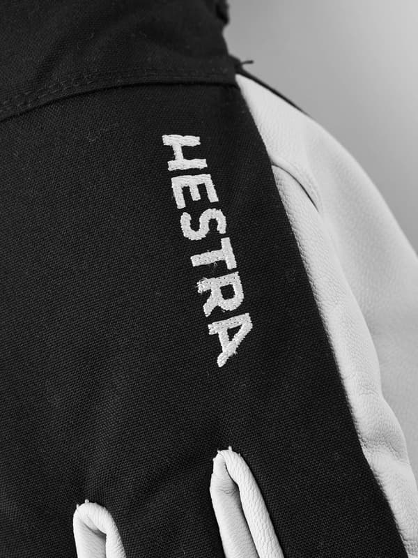 HESTRA ARMY LEATHER HELI SKI 5-FINGER Black