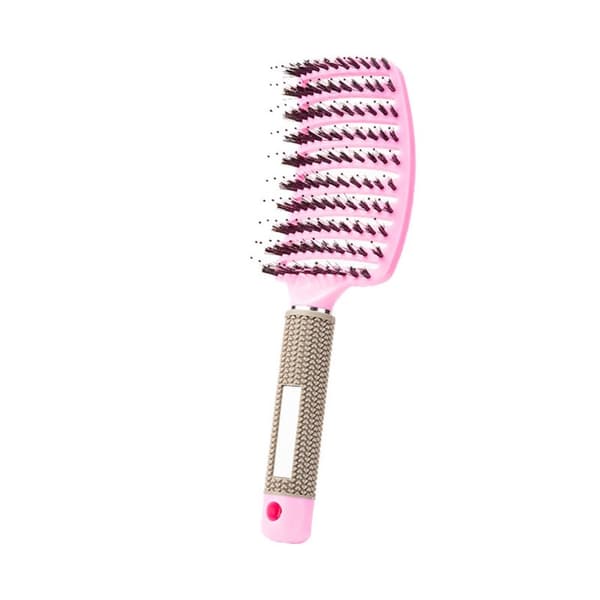 Ergonomisk flokefri Hårbørste Rosa