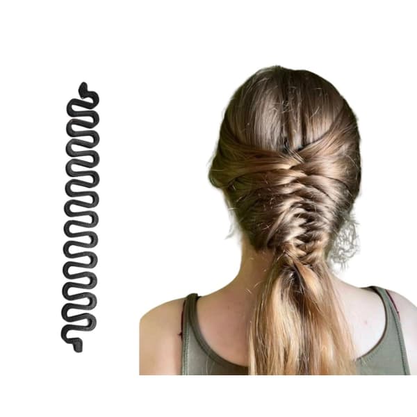 6x Hair Topsy Bun Braid hårstilverktøy