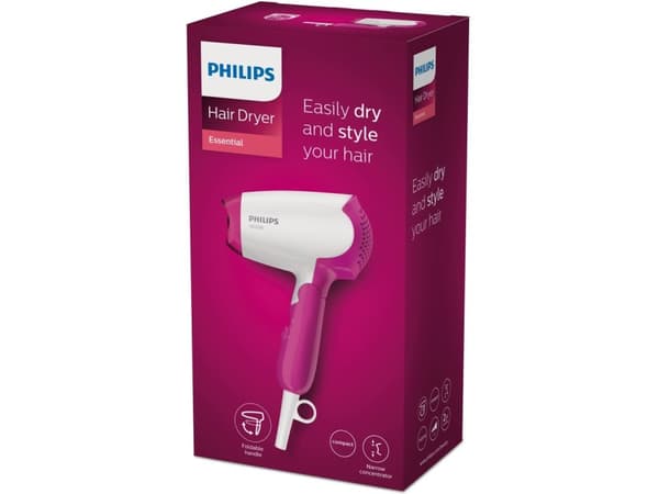 Philips DryCare BHD003/00, DC, rosa, hvit, 1,8 m, 1400 W, 220-240 V