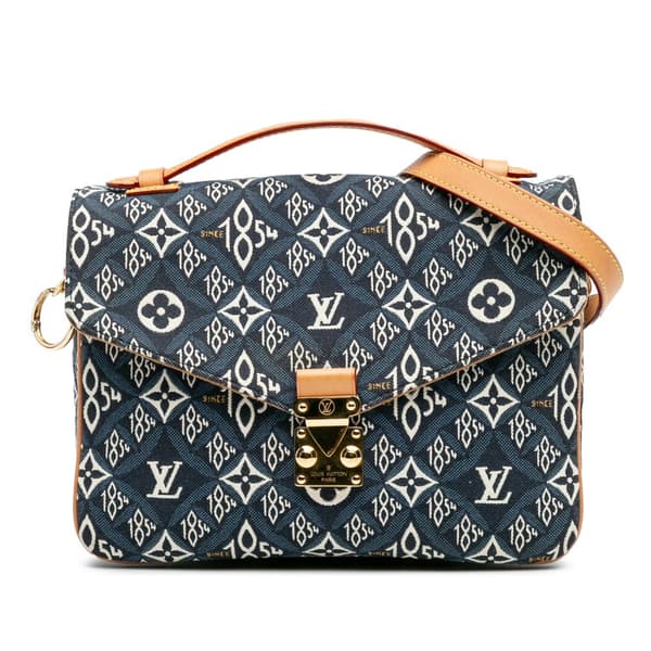 Pre-owned Louis Vuitton Since 1854 Pochette Metis Blue