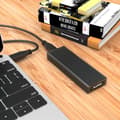 Pikkukuva 2 / 10: Maiwo K1687S Alumiini M.2 SATA SSD USB C GEN2 10Gb/s ulkoinen tallennuskehikko, B-Key- ja B&M-Key-tuki UASP, TRIM ja 6Gb/s SATAII