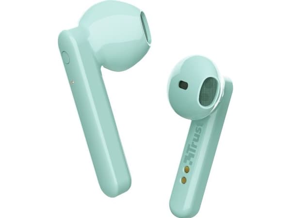Trust Primo, True Wireless Stereo (TWS), Samtal/musik, 20 - 20000 hz, 55 g, Headset, Mintfärgad