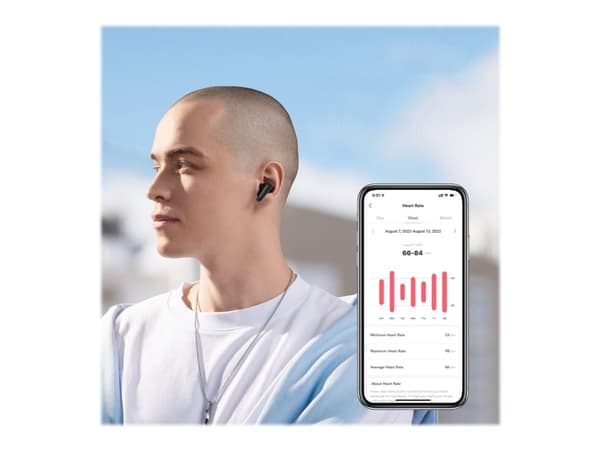 Soundcore Liberty 4 - True wireless-hörlurar med mikrofon - inuti örat - Bluetooth - aktiv brusradering - midnattssvart Soundcore Liberty 4 - True wireless-hörlurar med mikrofon - inuti örat - Bluetooth - aktiv brusradering - midnattssvart