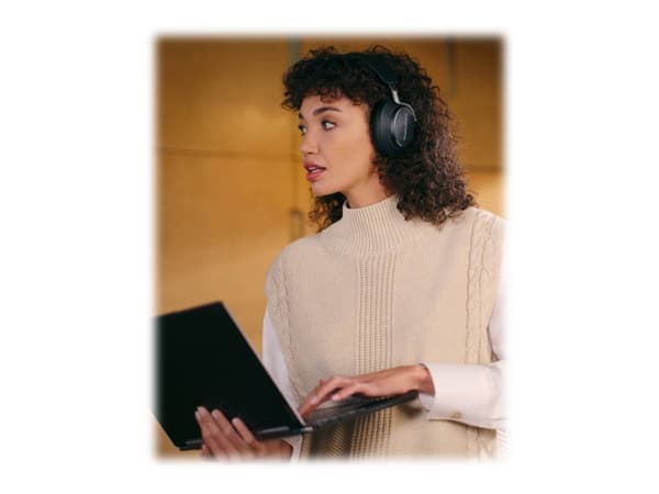 Bowers & Wilkins Px8 - Hodetelefoner med mikrofon - full størrelse - Bluetooth - trådløs - aktiv støydemping - lydisolerende - svart