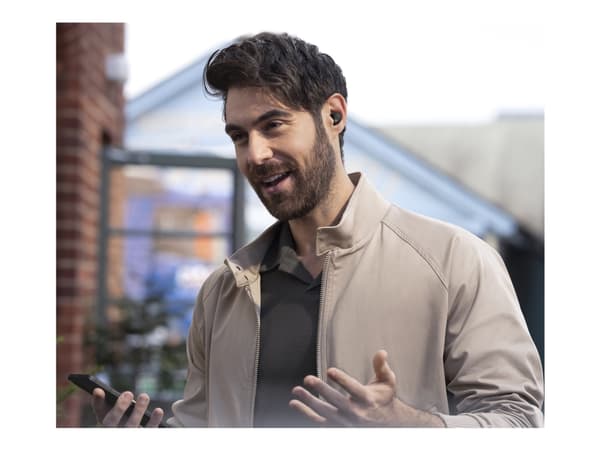 Sony WF-1000XM5 - True wireless-hörlurar med mikrofon - inuti örat - Bluetooth - aktiv brusradering - svart
