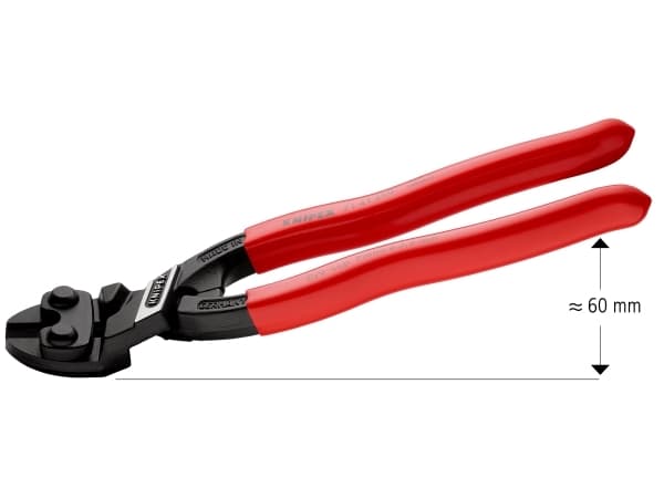 Knipex 71 41 200, Boltkutter, 6 mm, Kromvanadiumstål, Plast, Rød, 200 mm