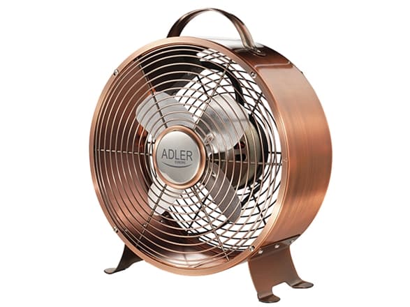 Adler AD 7324, Kotitaloustuuletin lavoilla, Vaaleanpunainen, Taulukko, Metalli, 53 dB, 26,2 cm
