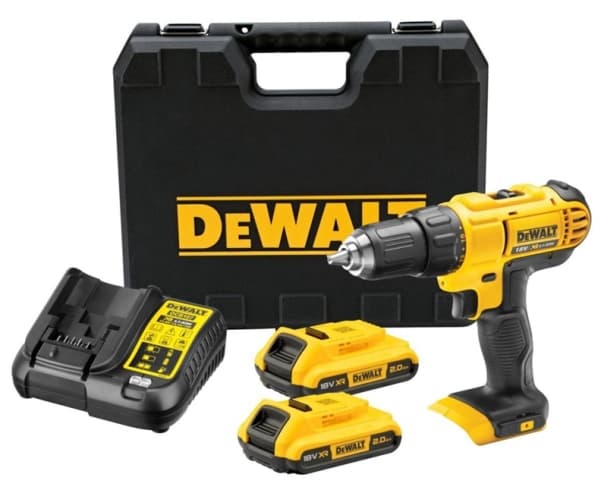 Dewalt borrmaskin DEWALT 18V borrmaskin DCD771D2 2x2.0Ah
