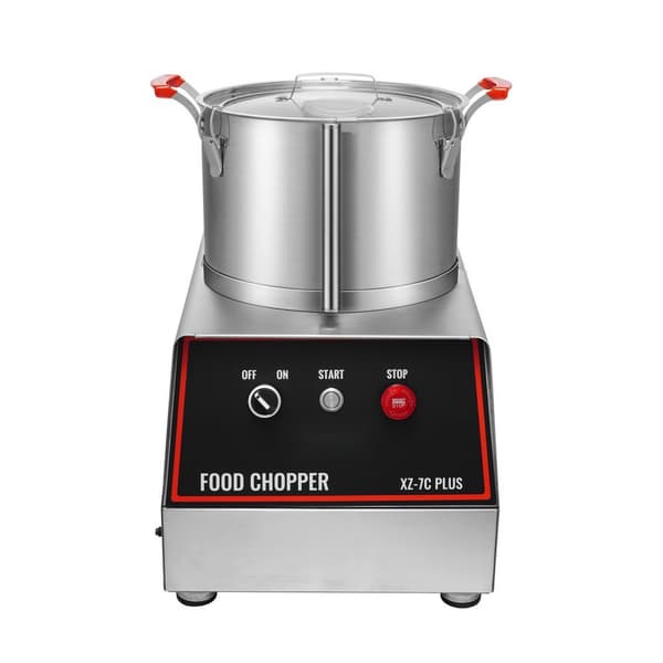 Madprocessor og grøntsagshakker 750W - 7-kvart blender i rustfrit stål til effektiv madlavning.