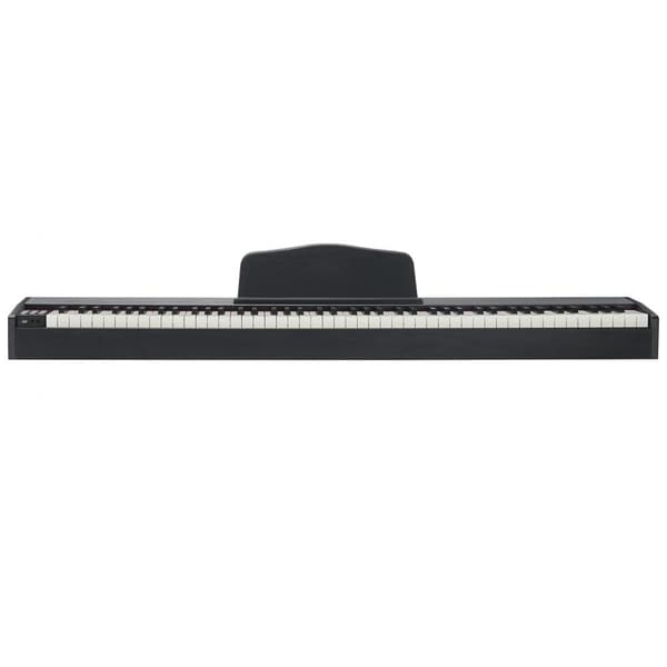 88 Nøgle Fuldvægtet Digitalklaver, Dual Tastatur, Indbyggede Højttalere, Sustain Pedal, Perfekt til Musikere og Undervisning