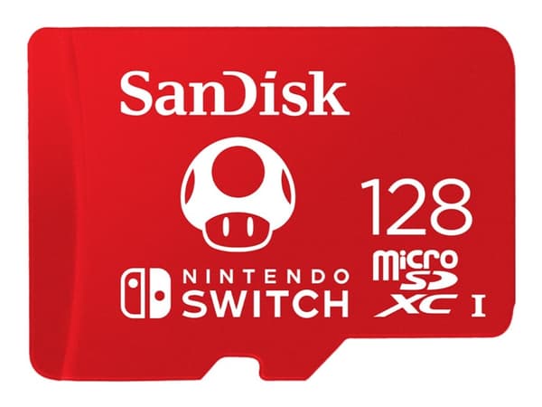 SanDisk - Flash-minneskort - 128 GB - UHS-I U3 - mikroSDXC UHS-I - för Nintendo Switch SanDisk - Flash-minneskort - 128 GB - UHS-I U3 - mikroSDXC UHS-I - för Nintendo Switch