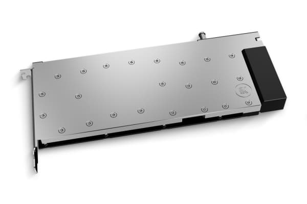 EK Water Blocks 3831109908792, Backplate, Nickel, Black, Silver, 1/4", 21.7 mm, 244.3 mm