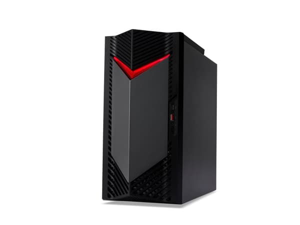 Acer NITRO 50 N50-656, Intel® Core™ i5, i5-14400F, 16 GB, 512 GB, Windows 11 Home, 64-bit musta