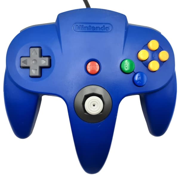 Peliohjain Original Sininen Nintendo 64 N64 (Käytetty)
