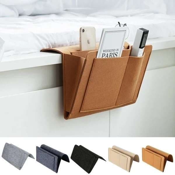 Pouch Bed - Filt opbevaringstaske til dit hjem Sort