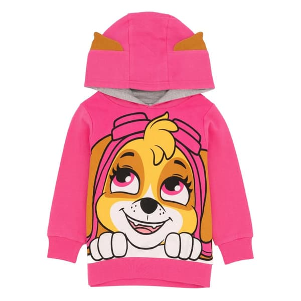 Paw Patrol Childrens/Kids Skye 3D Ears Hoodie Pink 3-4 Years