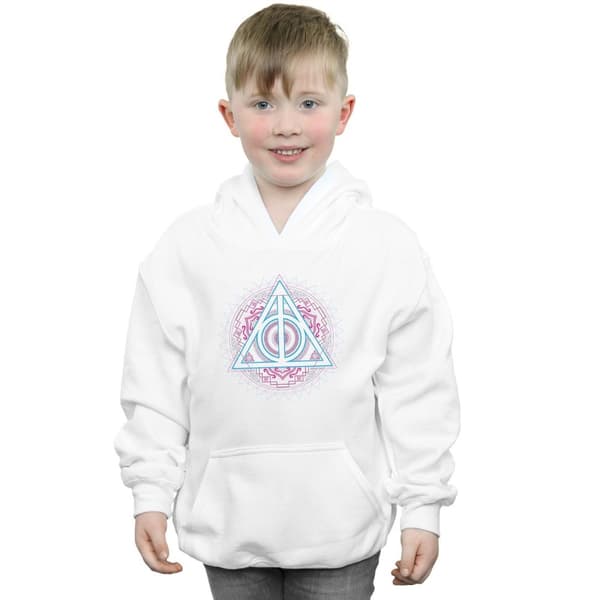 Harry Potter Boys Neon Deathly Hallows Hoodie