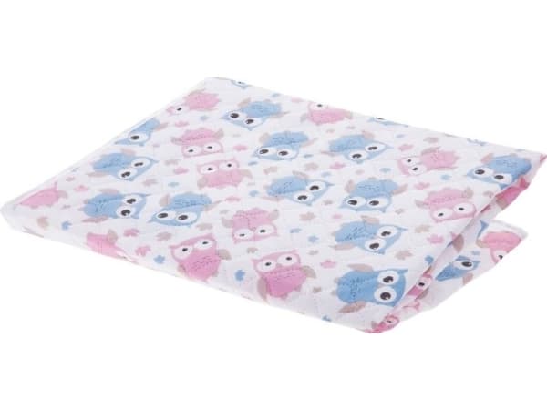 AKUKU A0254 Peva underlay 55x70 owls pink and blue