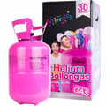 Miniatyrbilde 2 av 2: Ballonggas / heliumtub mellan - för 30st ballonger