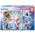 Miniatyrbillede 1 af 2: Educa Frozen 4-pak puslespil 12-16-20-25 brikker