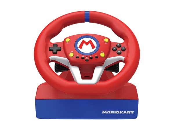 HORI Mario Kart Racing Wheel Pro Mini - Ratt- och pedaluppsättning - kabelansluten - för Nintendo Switch