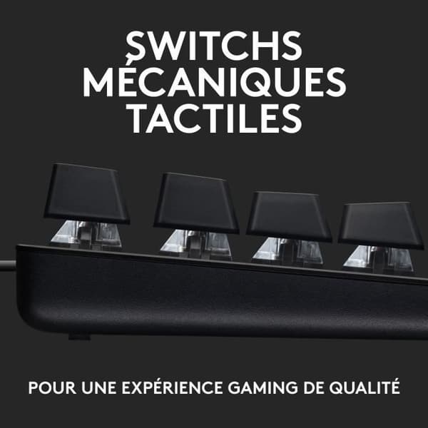 LOGITECH G - Gaming Keyboard - G413 TKL SE - Mekanisk, Bakgrundsbelyst, Svart Aluminium