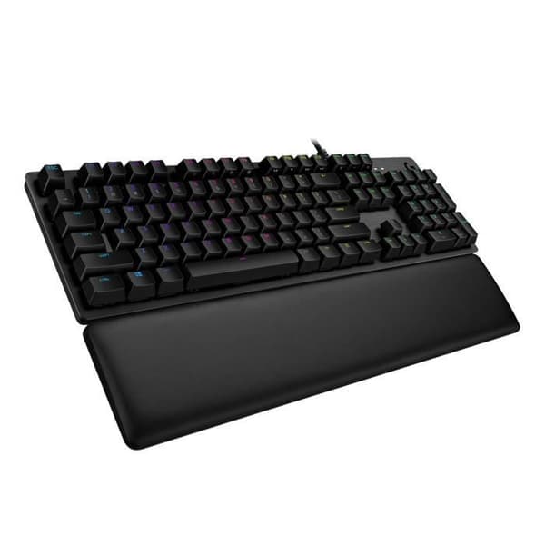 Logitech G - Gaming Tangentbord - G513 Mekanisk - LIGHTSYNC RGB med GX Brown switchar - Kol Hiili