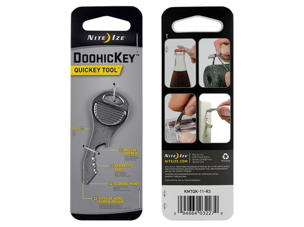 Nite Ize DoohicKey QuicKey, Rustfritt stål, Rustfritt stål, 25,2 mm, 5,1 mm, 64,2 mm