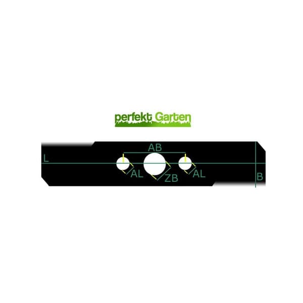 107 CM plæneklipper kniv til MTD 742-0616 942-0616