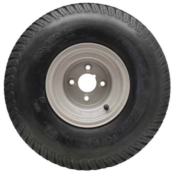 20x8.00-8 4ply Multi turf grass - Wanda P332 plæneklipperdæk på fælg med 4 knopper 4 inc
