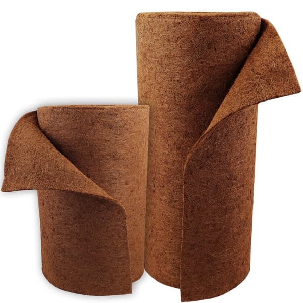 28 m Kokosfibermåtte Vinterbeskyttelse Skråmåtte Kokosfibermåtte 800 g/m² 1 m bred